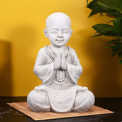 Meditating Baby Buddha Decor