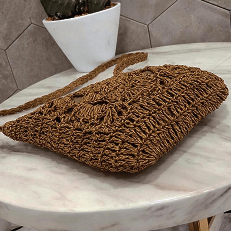 Mia Woven Crochet Cross Body Bag