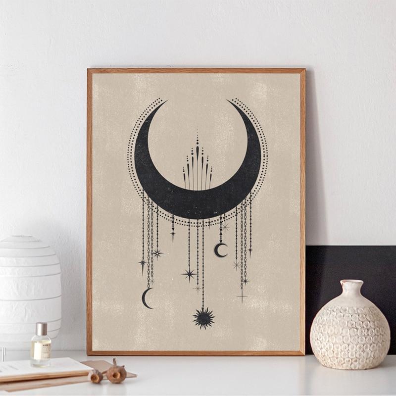 Minimalistic Moon Design Wall Decor