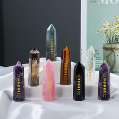 Moon Phases Natural Crystal Wands
