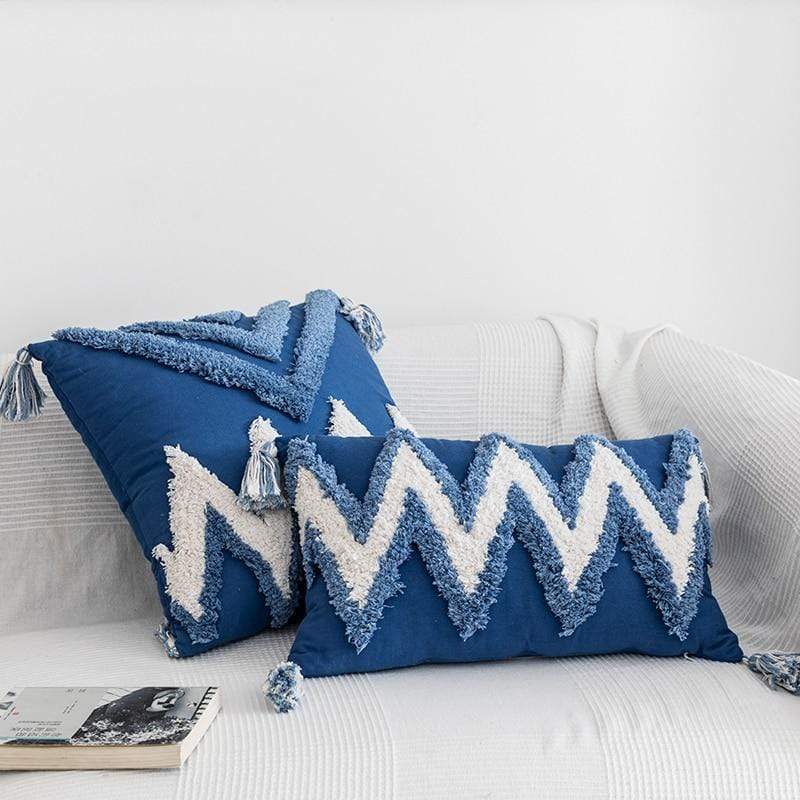 Moroccan Tassel Cushion Cover