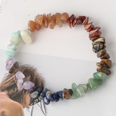 Natural Stones 7 Chakra Bracelet