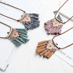 Ethnic Tassel Necklace