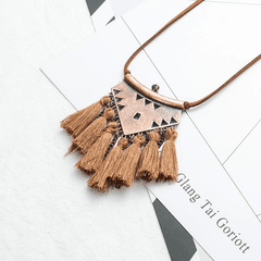 Ethnic Tassel Necklace