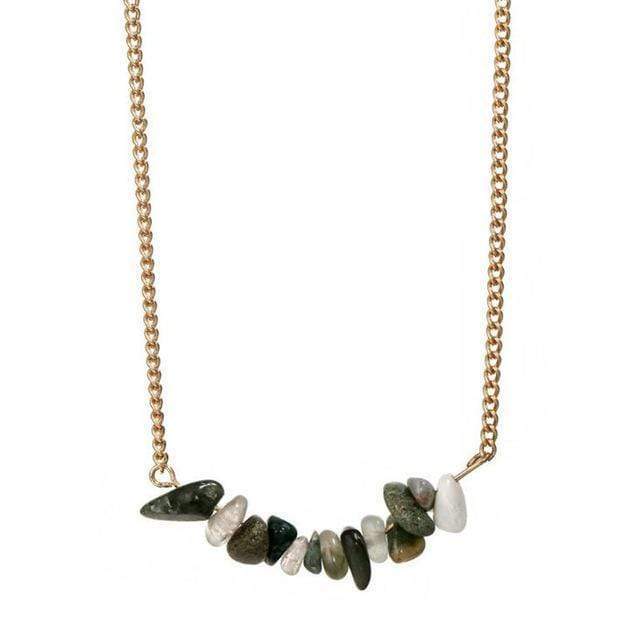 Natural Stone Choker Necklace