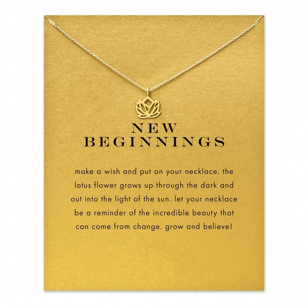 New Beginnings Charm Necklace