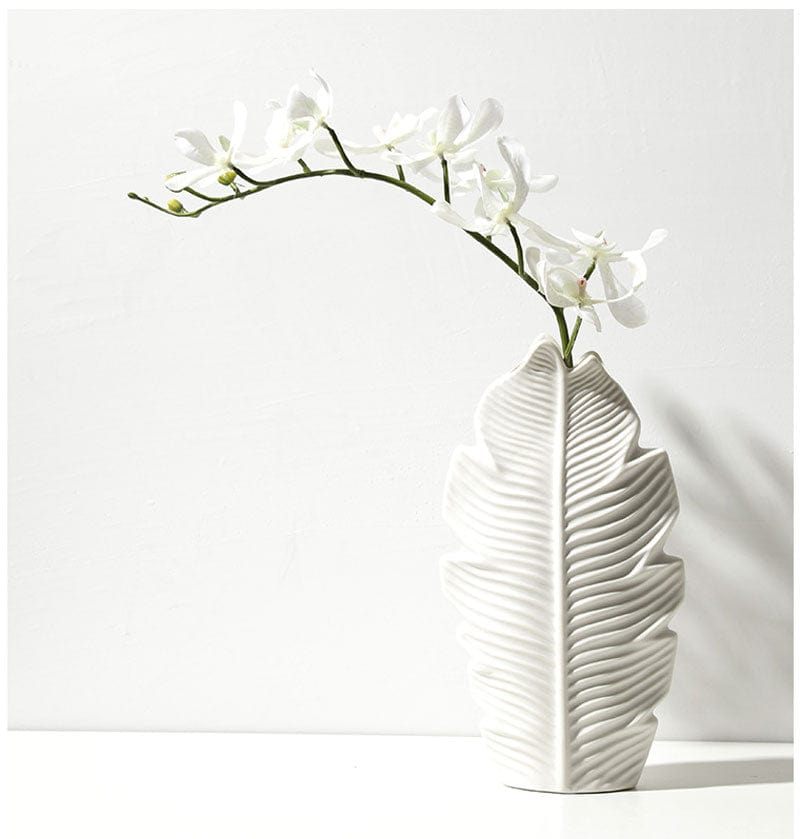 Palm Tree Leaf Vase