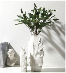 Palm Tree Leaf Vase