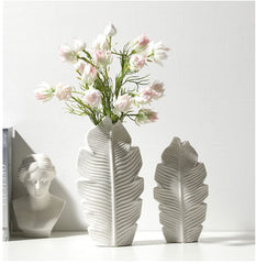 Palm Tree Leaf Vase