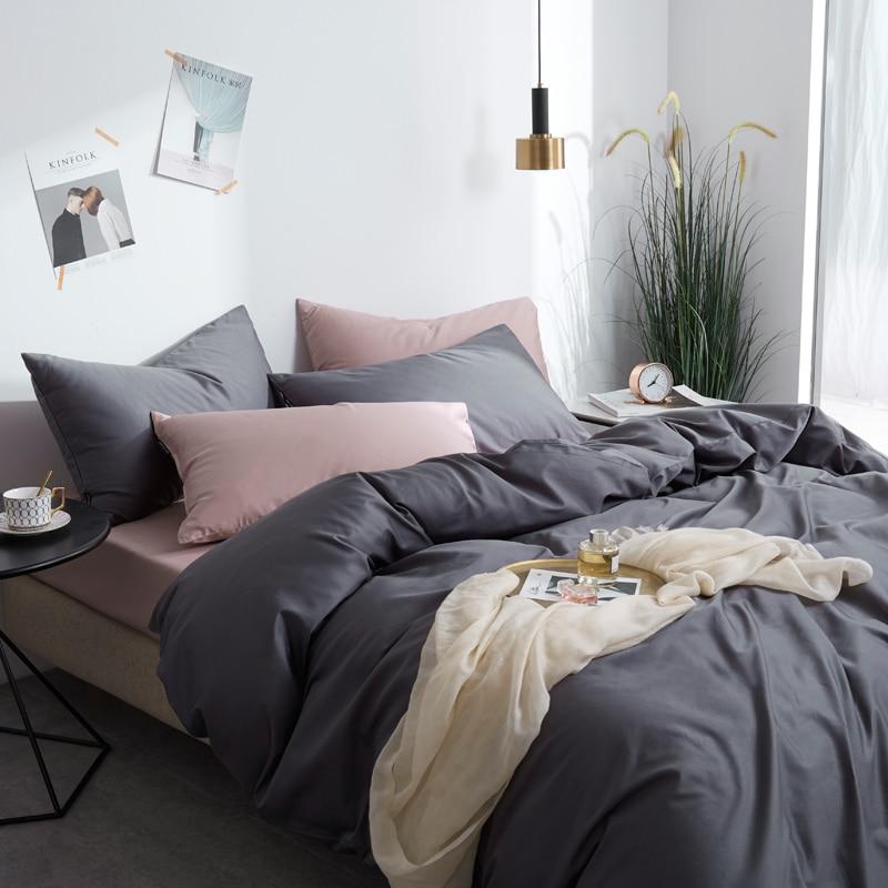 Plain Silky Soft Duvet Cover Set