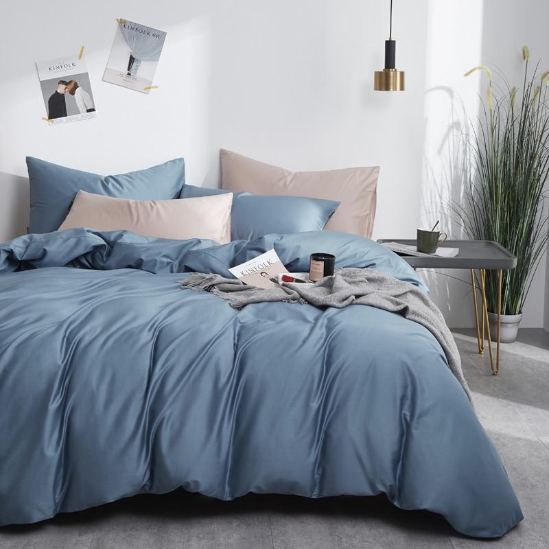 Plain Silky Soft Duvet Cover Set