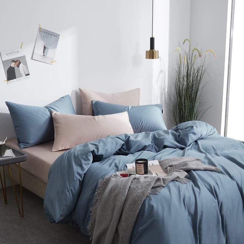 Plain Silky Soft Duvet Cover Set