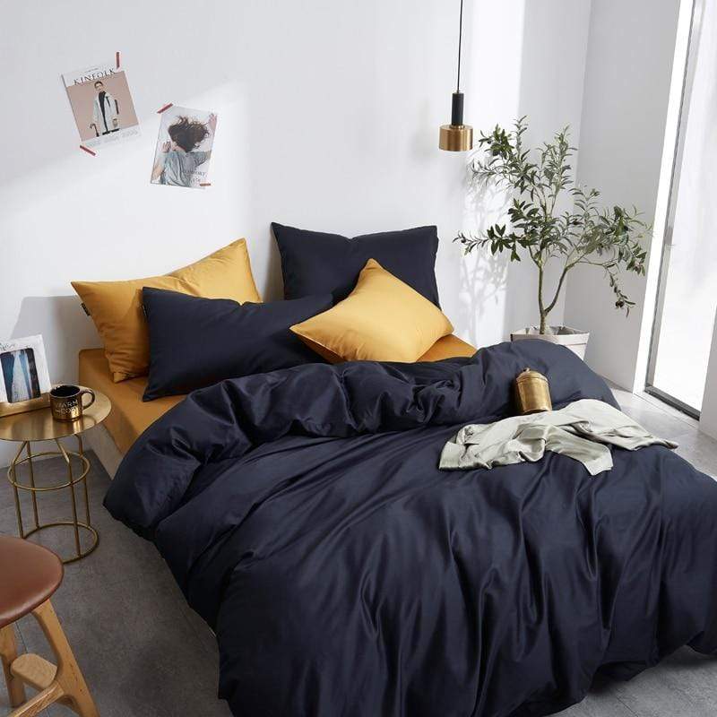 Plain Silky Soft Duvet Cover Set