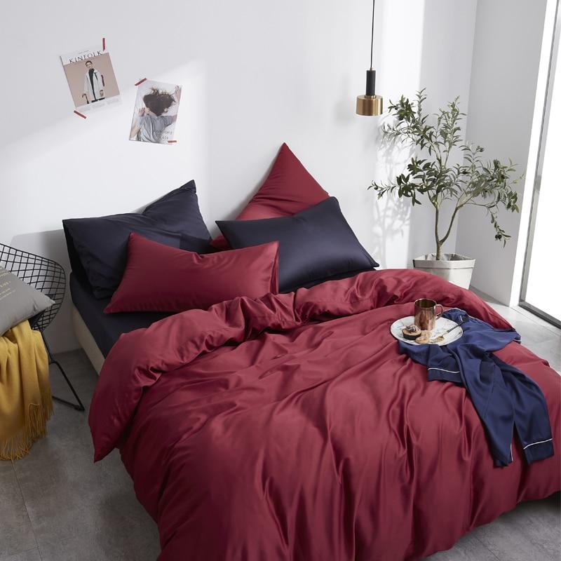 Plain Silky Soft Duvet Cover Set