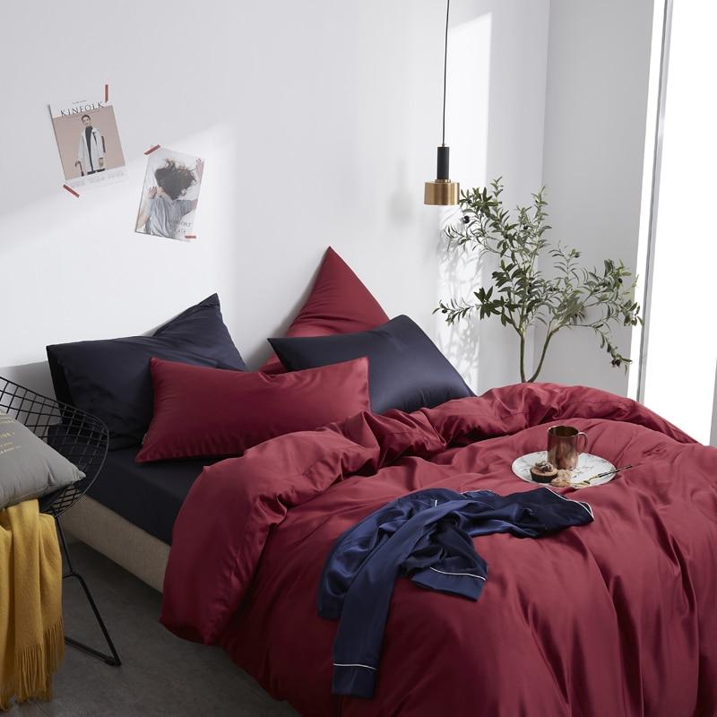 Plain Silky Soft Duvet Cover Set