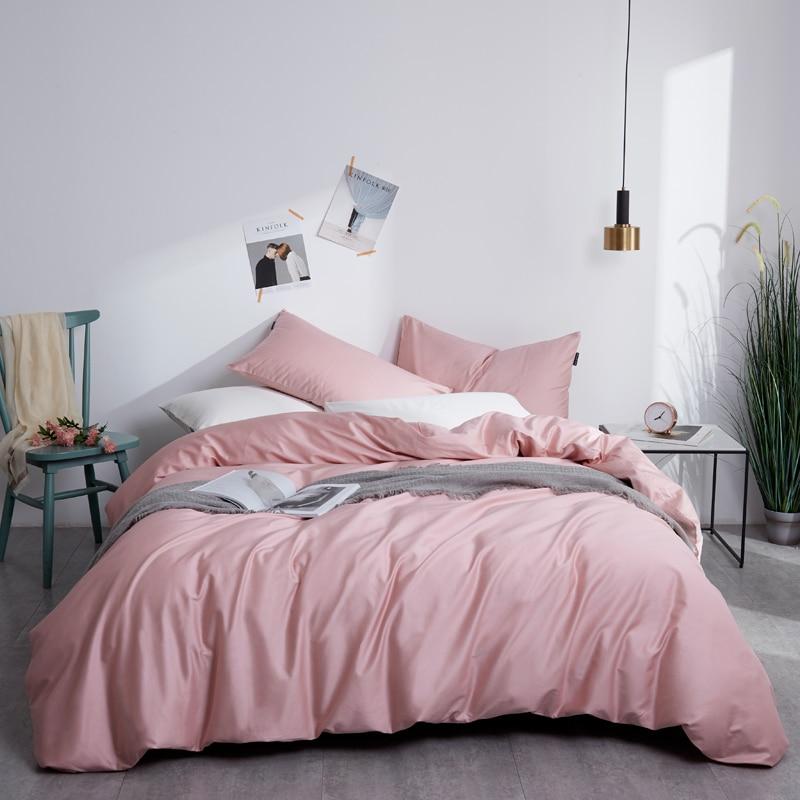 Plain Silky Soft Duvet Cover Set