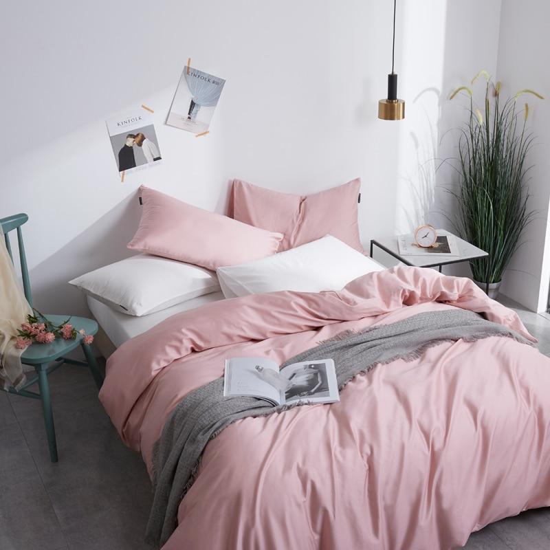 Plain Silky Soft Duvet Cover Set