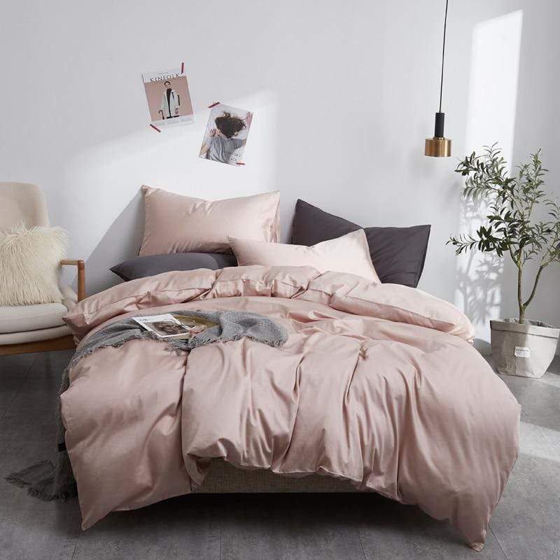 Plain Silky Soft Duvet Cover Set