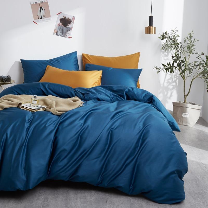 Plain Silky Soft Duvet Cover Set