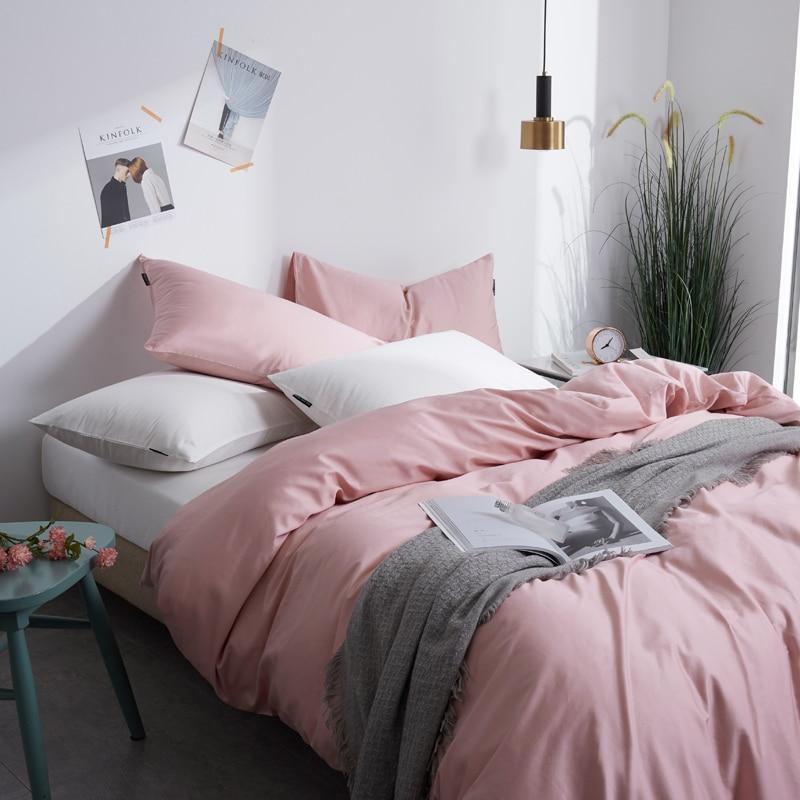 Plain Silky Soft Duvet Cover Set