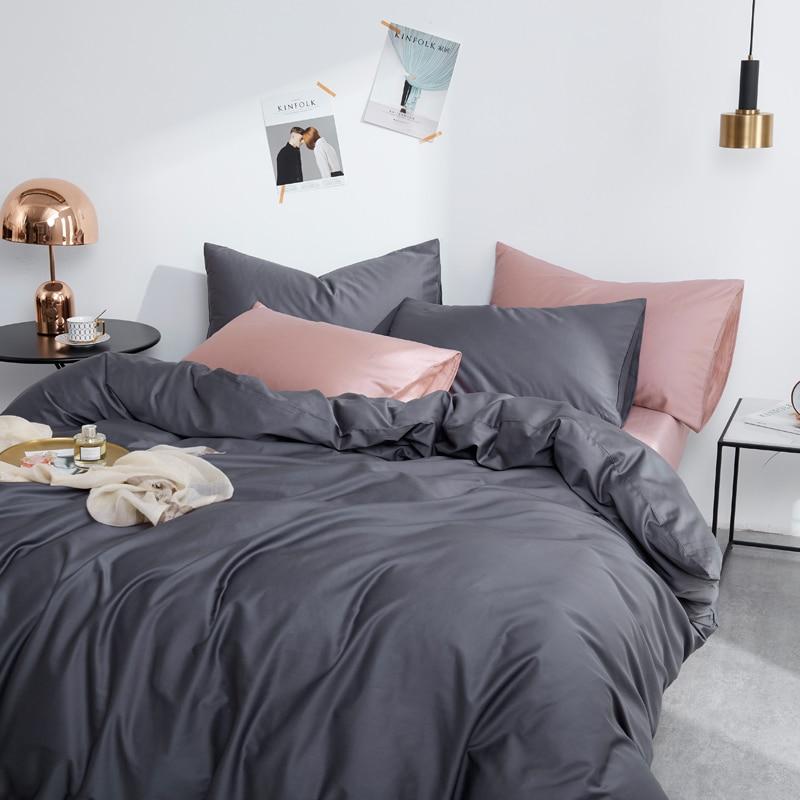 Plain Silky Soft Duvet Cover Set