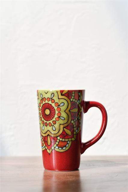 Hand-painted Mandala Mugs