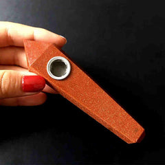 Red Sandstone Crystal Pipe