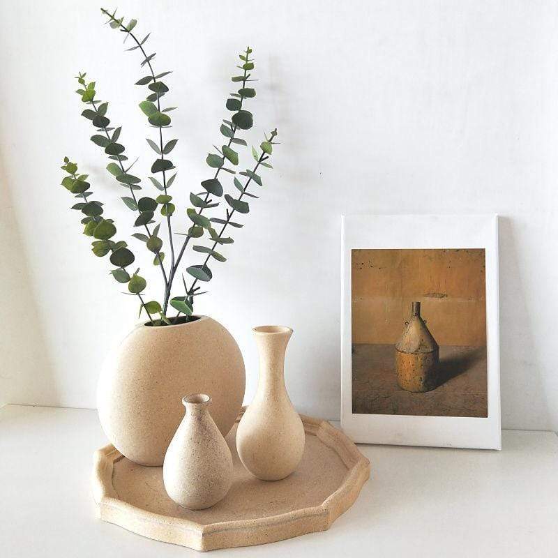 Retro Wooden Vases