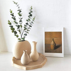 Retro Wooden Vases