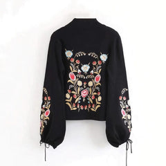 Floral Autumn Knit Sweater