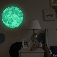 Glow in the Dark Moon Wall Sticker