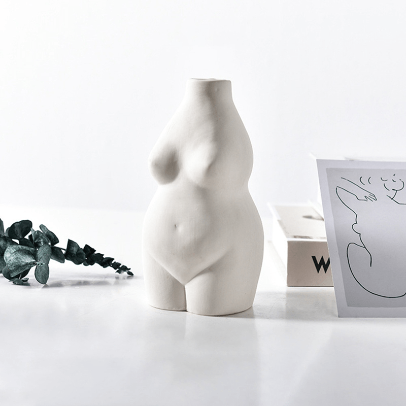 Female Nude Flower Vase