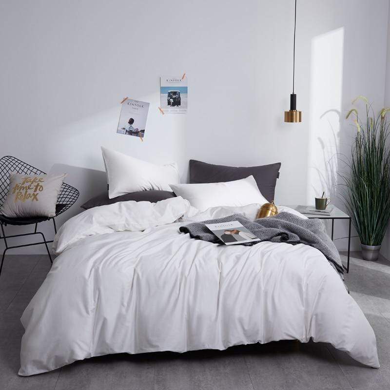 Plain Silky Soft Duvet Cover Set