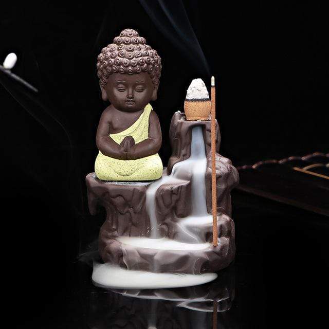 Little Monk Smoke Backflow Incense Burner