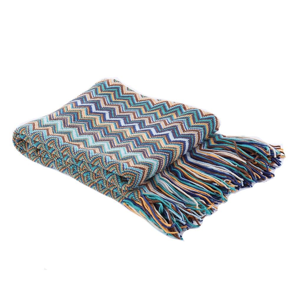 Geometric Pattern Throw Blanket