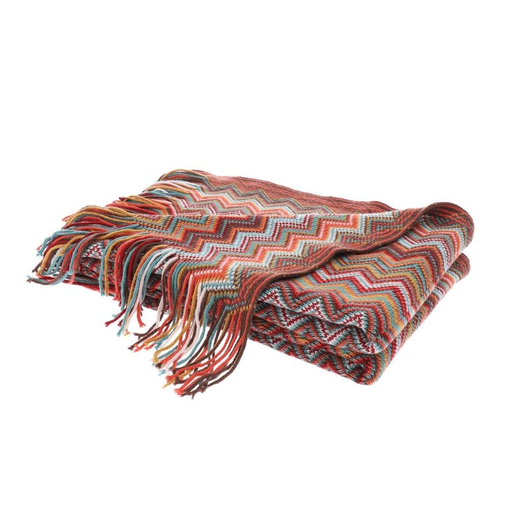 Geometric Pattern Throw Blanket