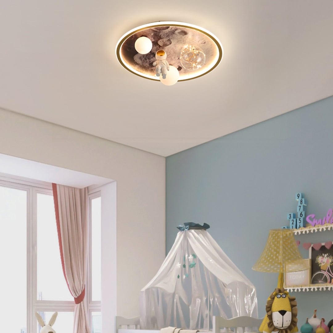 Moonlit Astronaut Ceiling Light