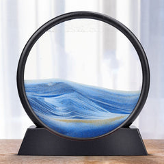 Moving Sand Glass Art