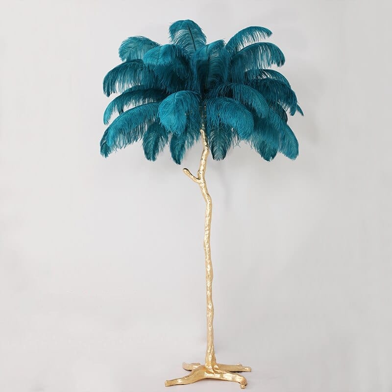 Luxurious Feather Floor Lamp