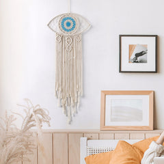 Evil Eye Macrame Wall Hanging