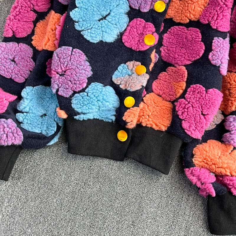 Flower Tufted Sweater