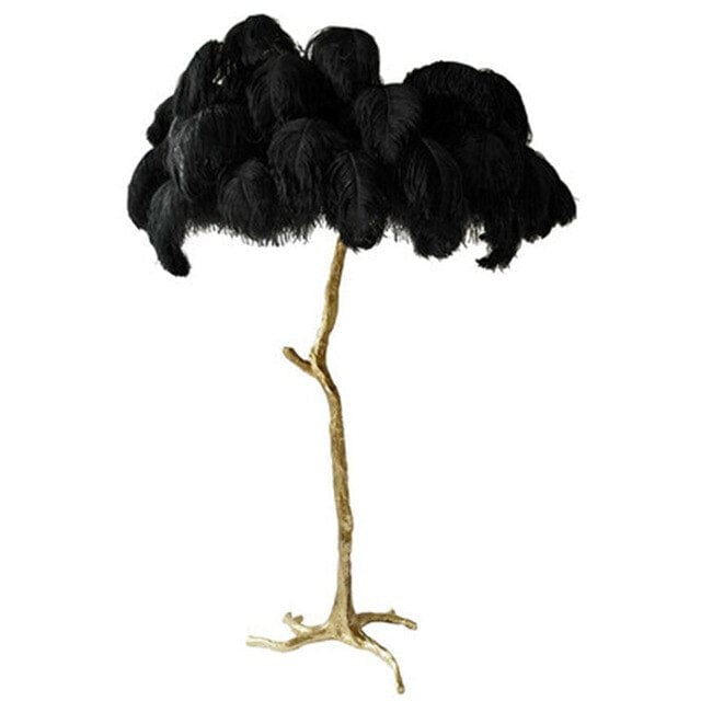 Luxurious Feather Floor Lamp