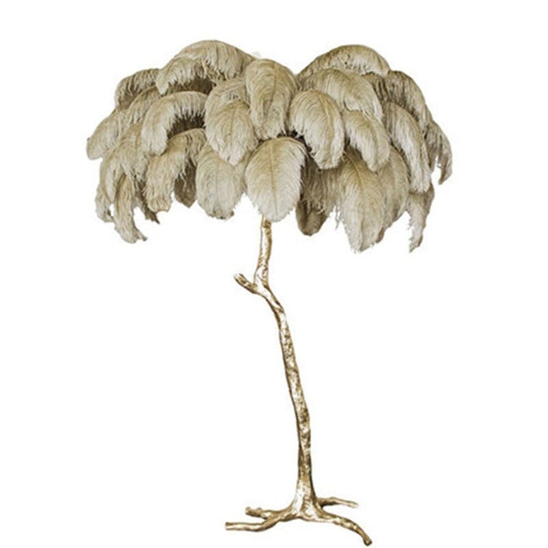 Luxurious Feather Floor Lamp