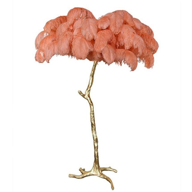 Luxurious Feather Floor Lamp