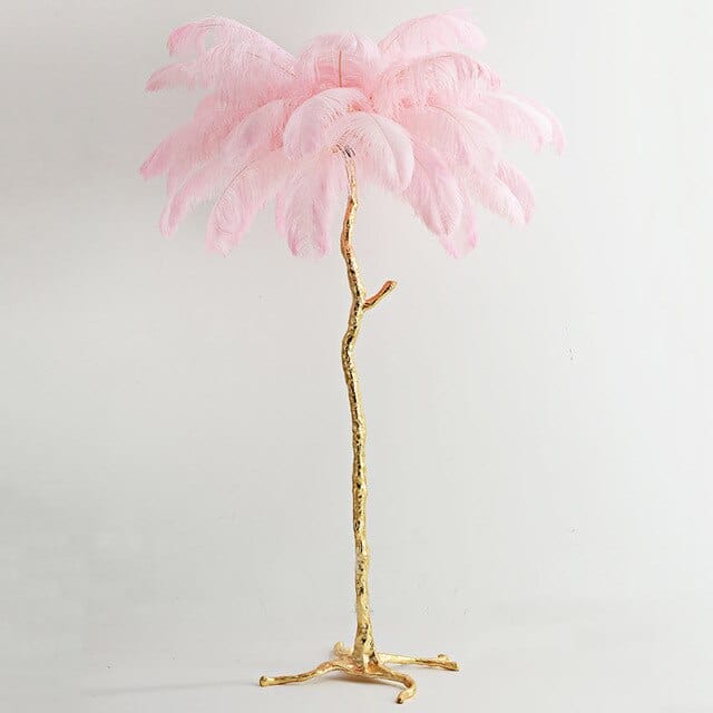 Luxurious Feather Floor Lamp