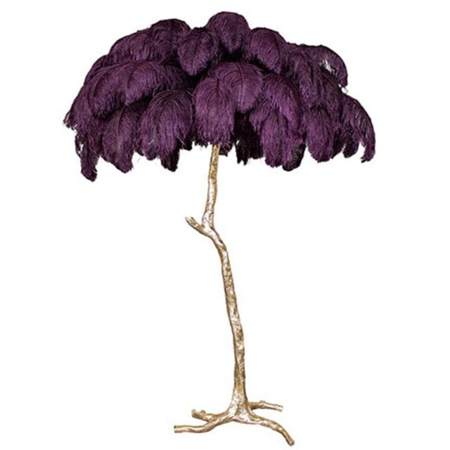 Luxurious Feather Floor Lamp