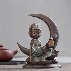 Little Monk Backflow Incense Burner