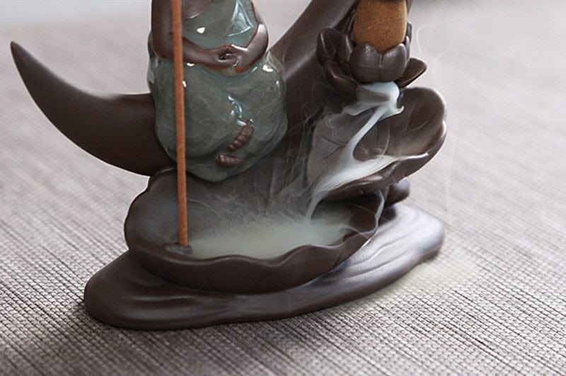 Little Monk Backflow Incense Burner