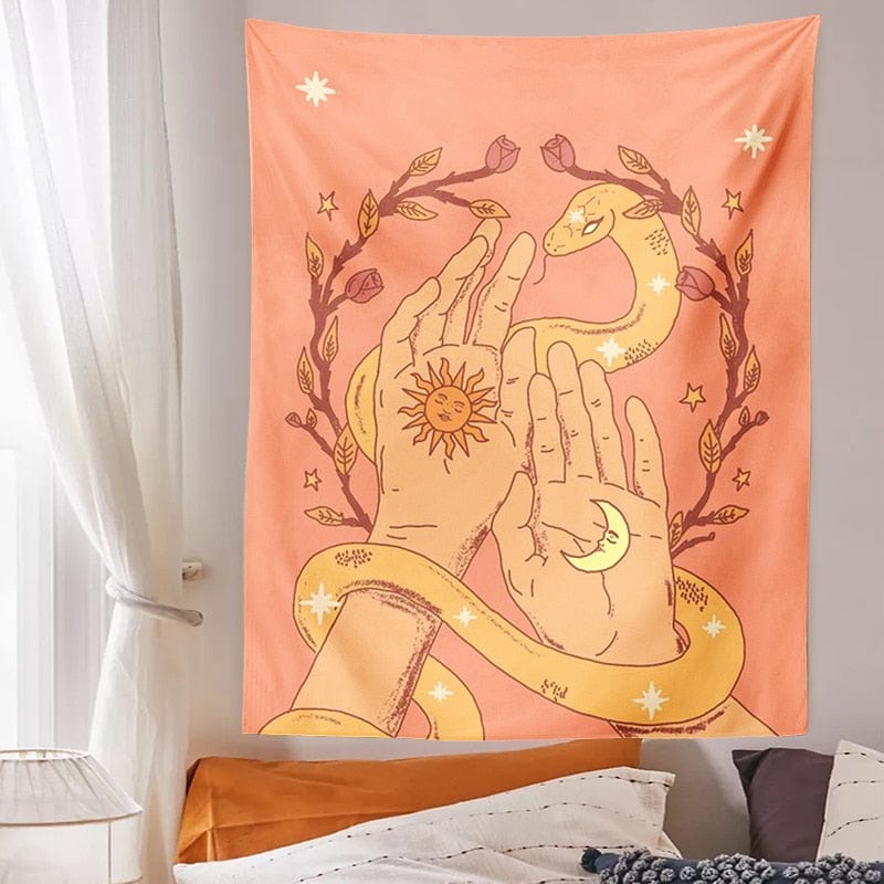 Mystic Serpent Tapestry