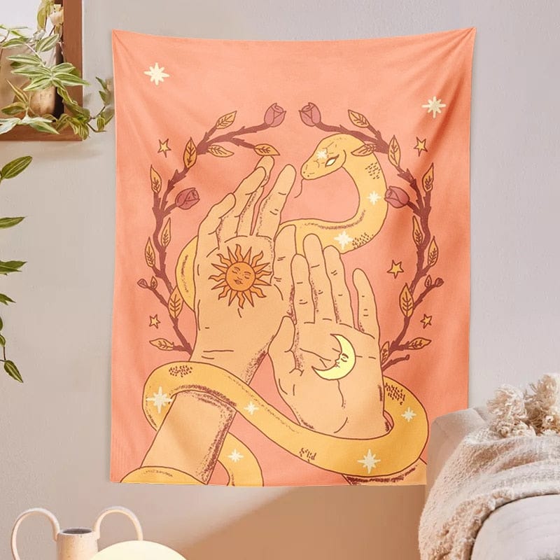 Mystic Serpent Tapestry